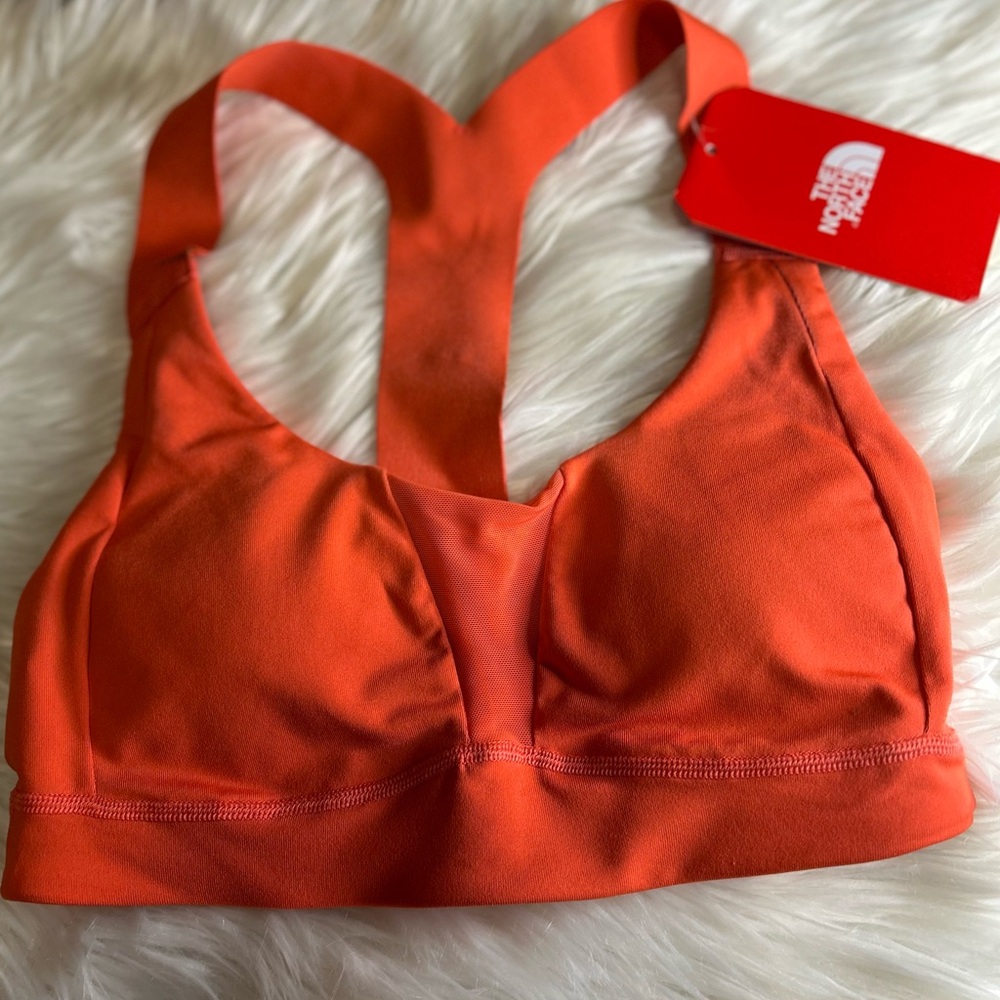 The North Face Red T Back Sports Bra